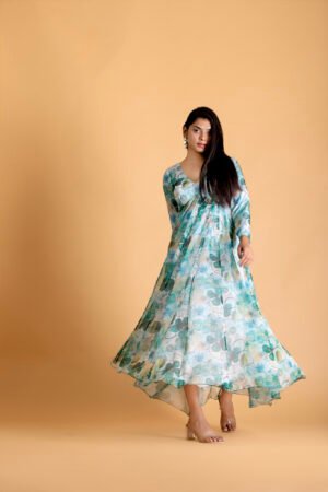 Water Blossoms Long Dress – view 2