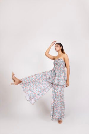 Whimsy Printed Top and Gharara Set – view 2