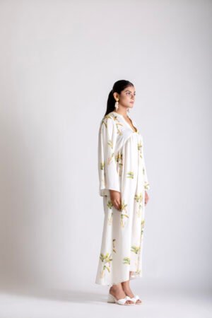 Banana Tree Print Flare Dress – view 2
