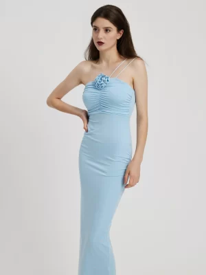 Sky Blue Mesh Dress – view 2