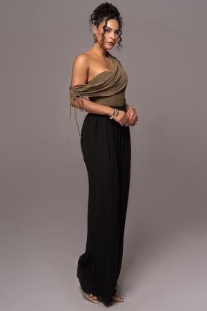 Olive Draped Top – view 2