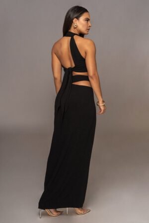 Midnight Aura Halter Skirt Set – view 2