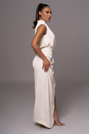 Buttercream Draped Top and Skirt Set – view 2