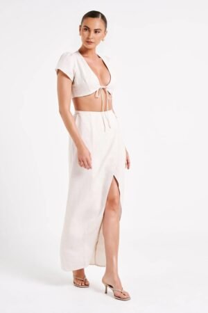 Island Breeze Natural Linen Co-ord Set – view 2