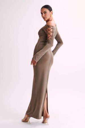 Glamour Lace-Up Coco Maxi Dress – view 2