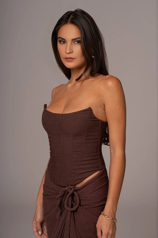 Versa Chocolate  Corset - Image 3