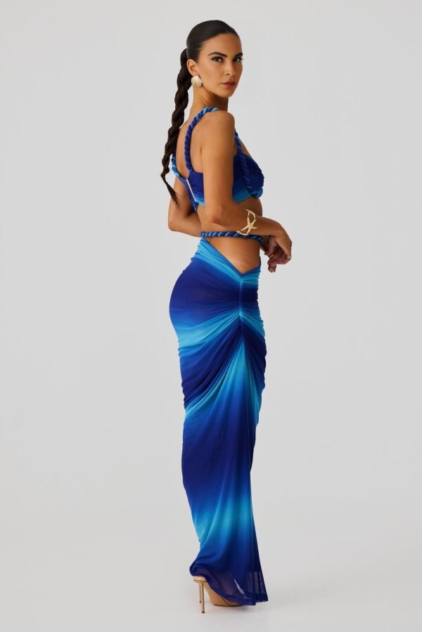 Coastal Charm BLUE OMBRE Skirt - Image 4