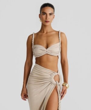 Coastal Muse GOLD MARBLE Skirt – view 2