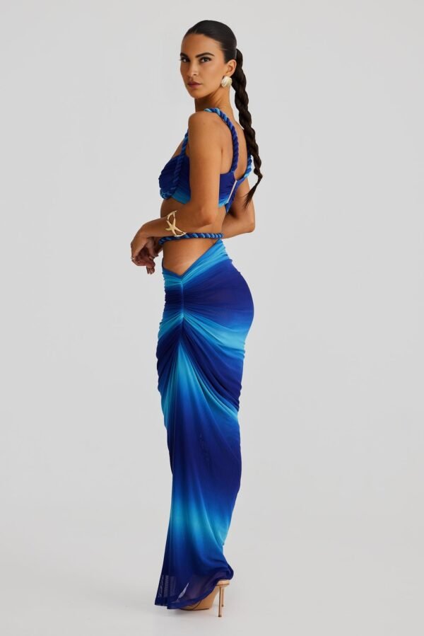 Coastal Charm BLUE OMBRE Skirt - Image 3