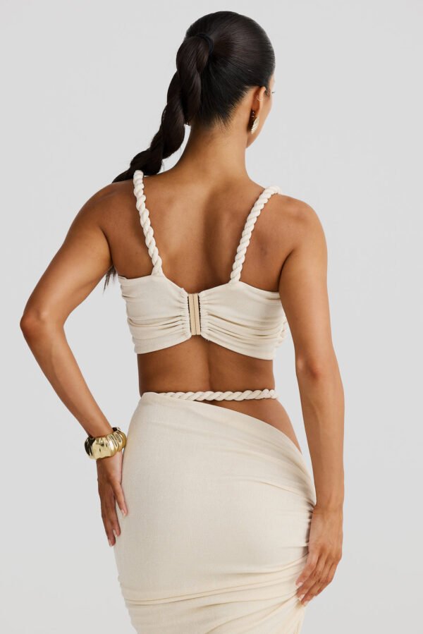 Rope Detail PEARL MARBLE Bandeau Top - Image 5