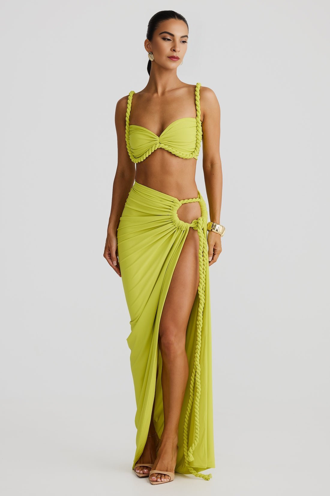 Coastal Muse CHARTRUESSE Skirt