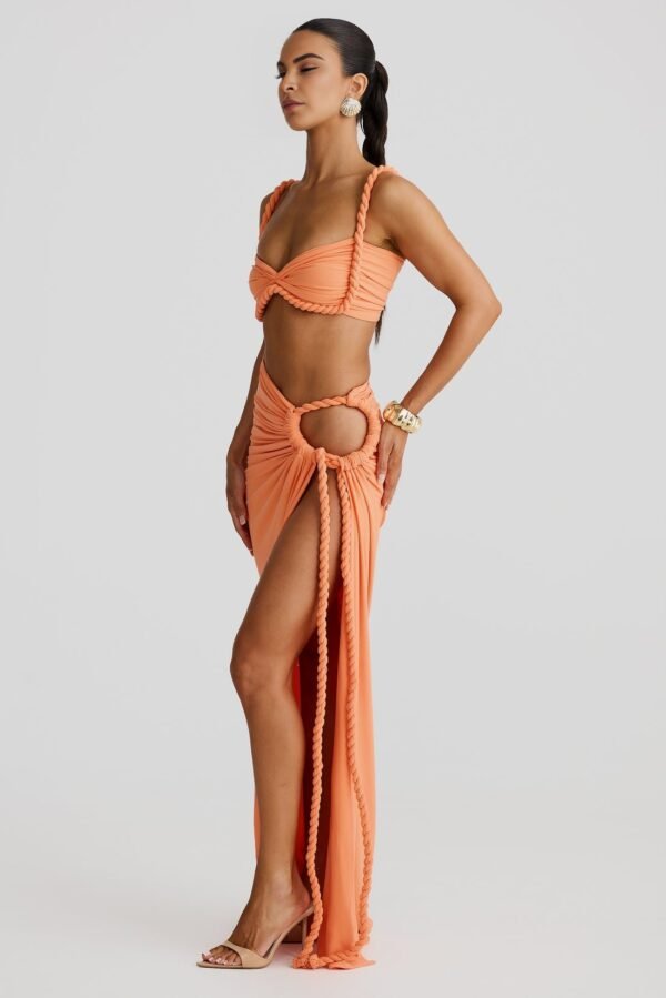 Rope Detail PAPAYA Bandeau Top - Image 3
