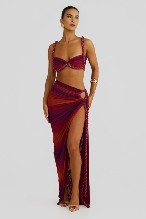 Rope Detail OMBRE Bandeau Top - Image 2