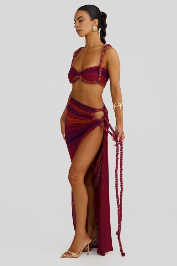 Rope Detail OMBRE Bandeau Top - Image 3