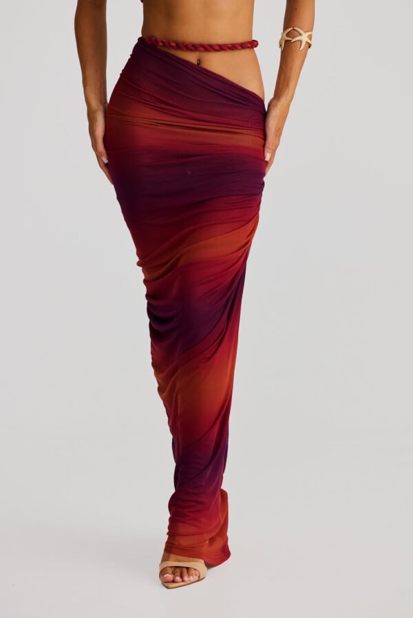 Coastal Charm SUNSET OMBRE Skirt - Image 2