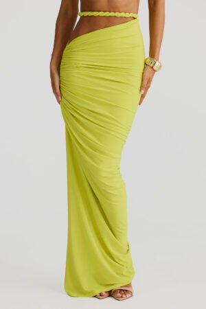 Coastal Charm Chartreuse Skirt – view 2