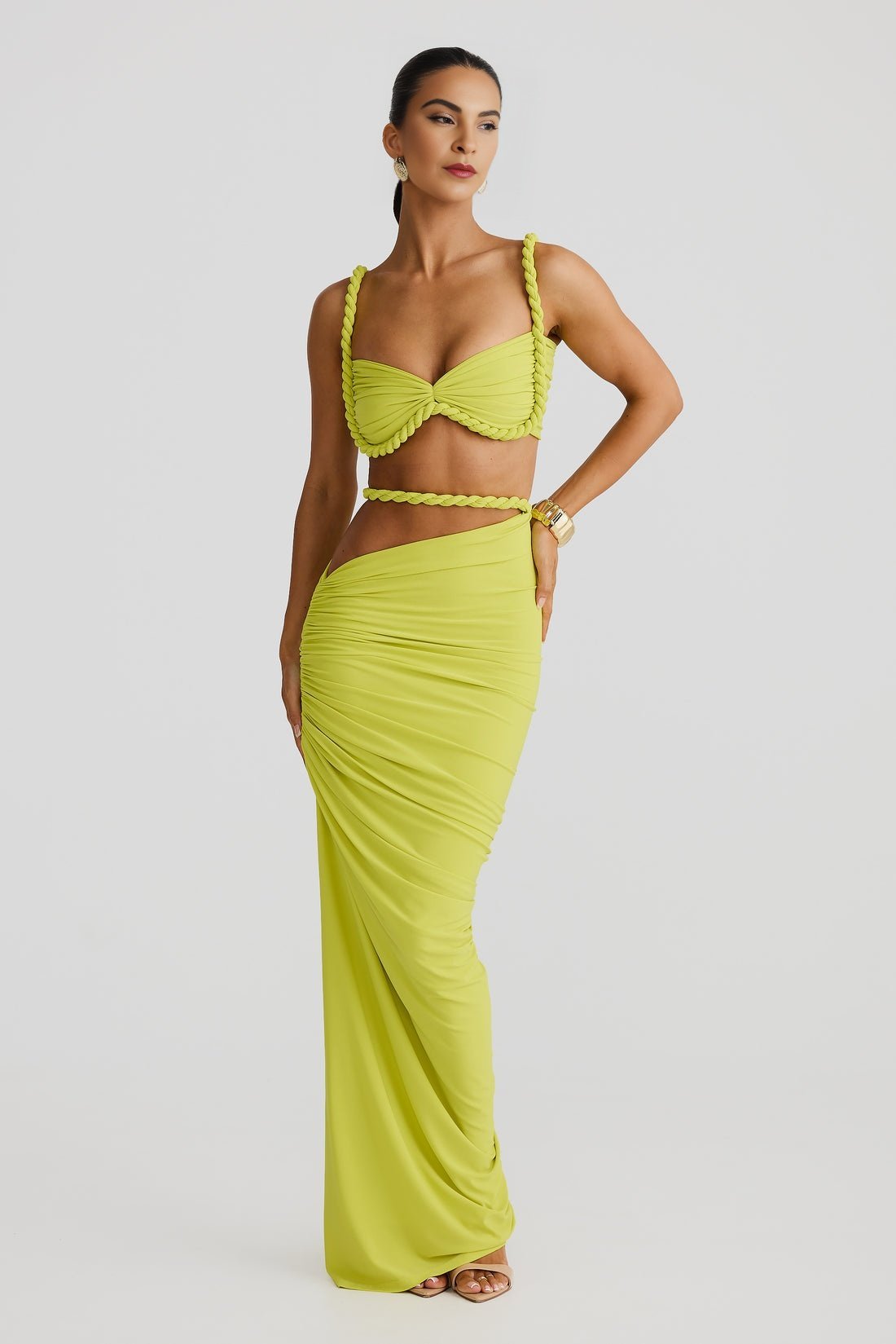 Rope Detail CHARTRUESSE Bandeau Top