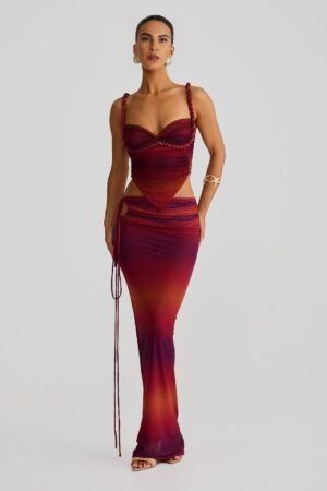 Seabreeze Mesh SUNSET OMBRE Coord