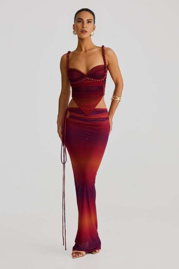 Seabreeze Mesh SUNSET OMBRE Coord