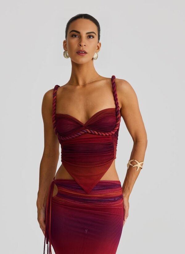 Seabreeze Mesh SUNSET OMBRE Coord - Image 4