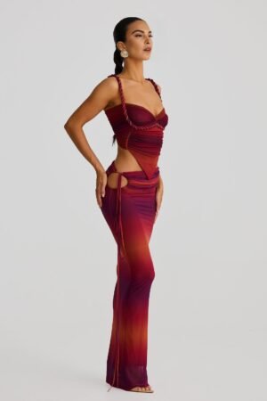 Seabreeze Mesh Sunset Ombre Coord – view 2