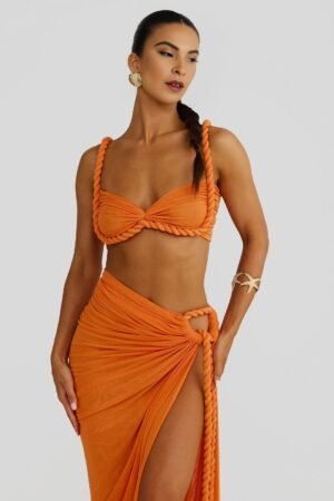 Rope Detail Sorbet Bandeau Top – view 2