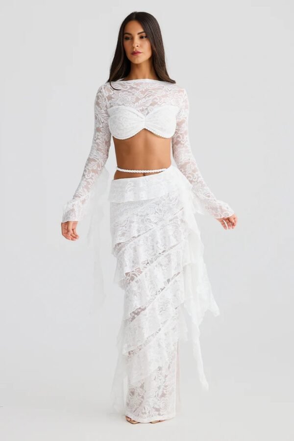 Isla White Lace Top - Image 3
