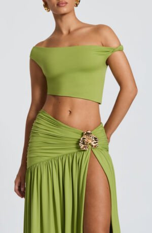 Twist Bardot Olive Crop – view 2