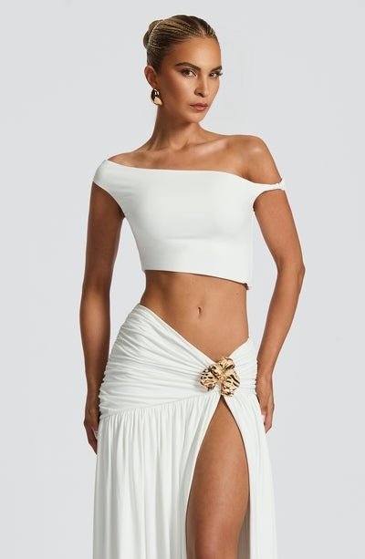 Twist Bardot Ivory Crop