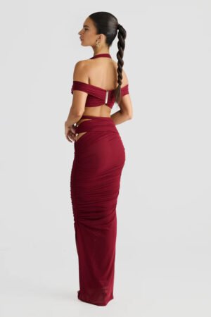 Aurelia Cut-Out Red Skirt – view 2