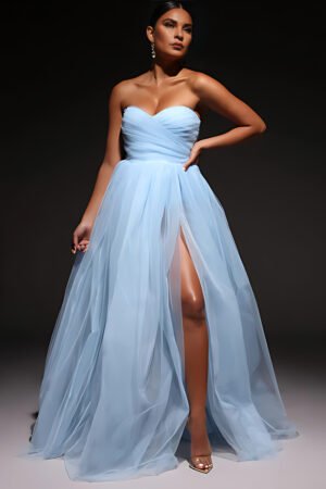 Enchanted Tulle Blue Gown