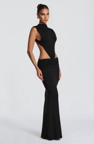 Ave Black Maxi Dress – view 2